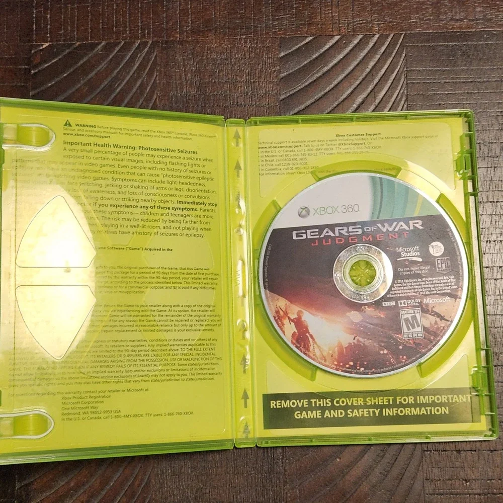Gears of Judgment Xbox 360‎ Video Game Shooter Epic Microsoft Studios Action